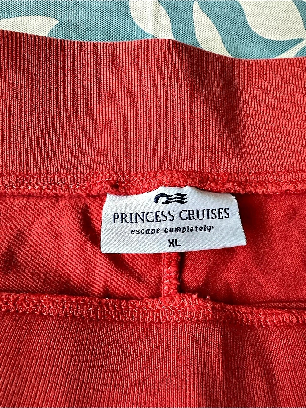 Princess Cruises Orange Capri pants XL Like New